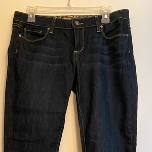 Paige Roxie crop dark wash jeans size 29